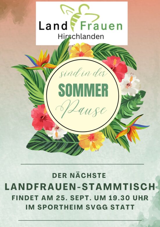 Wir verabschieden uns in die Sommerpause